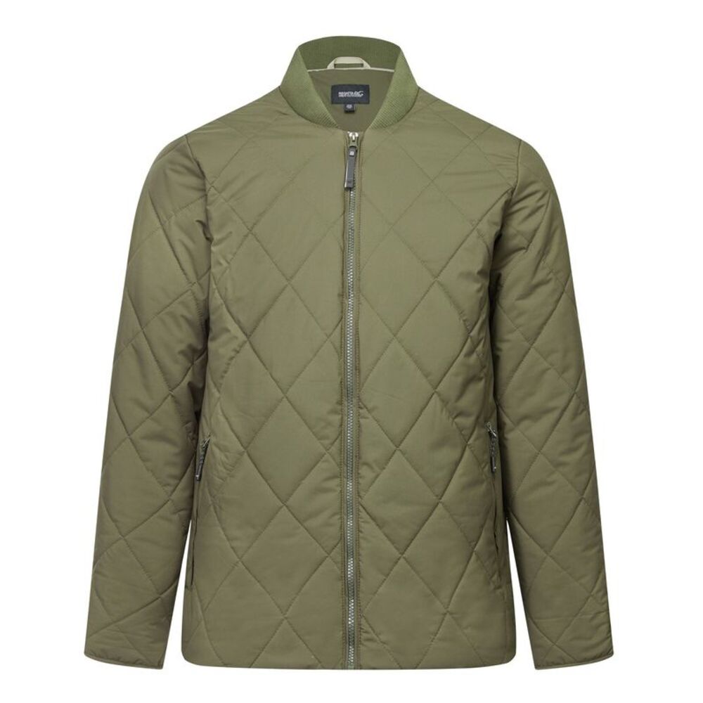 Regatta Mens Harvin Quilted Jacket / Dark Khaki